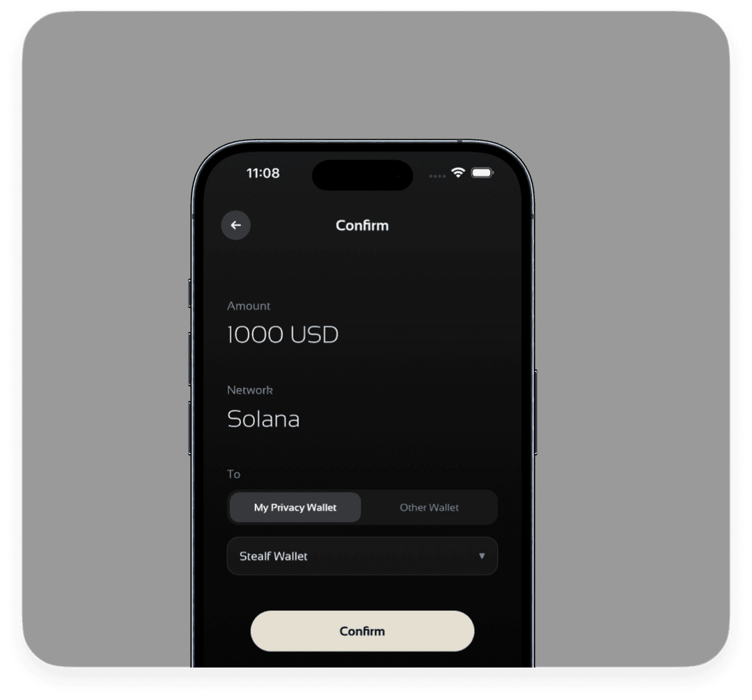 Stealf Private Wallet - Anonymous Banking